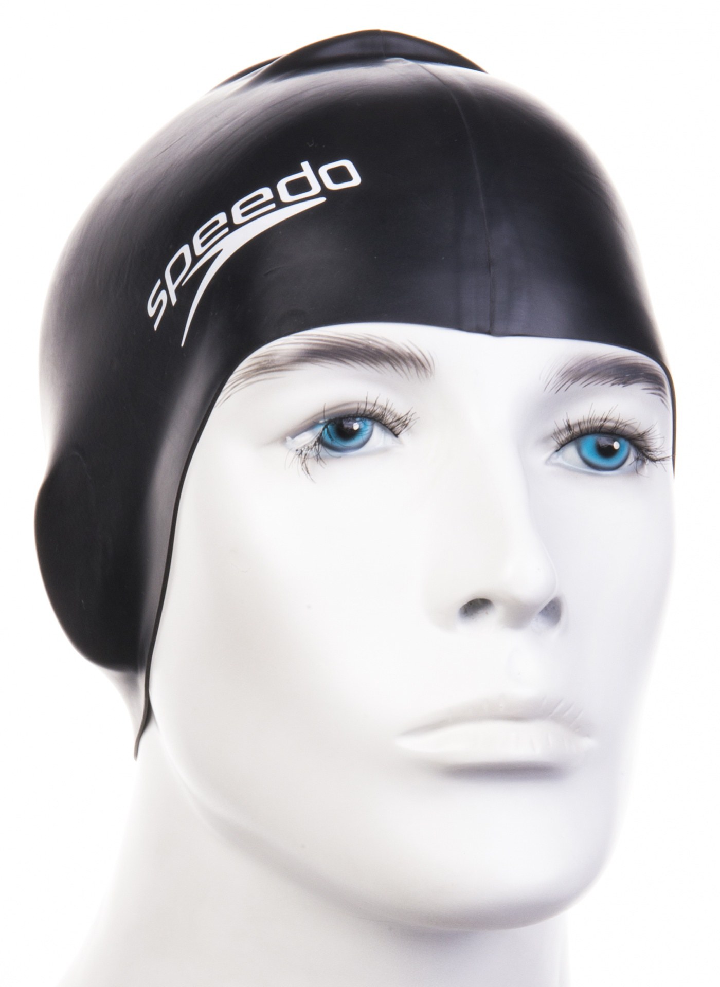 Speedo Plain Moulded Silicone Junior Cap
