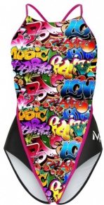 Women's swimwear Michael Phelps Tucson Lady Racing Back Multi/Pink Women's swimwear Michael Phelps Tucson Lady Racing Back Multi/Pink