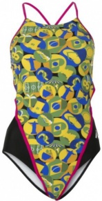 Women's swimwear Michael Phelps Carimbo Open back Women's swimwear Michael Phelps Carimbo Open back