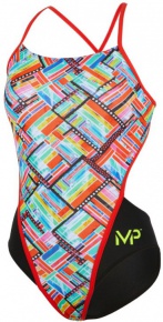 Women's swimwear Michael Phelps Subway Open Back Multicolor/Black Women's swimwear Michael Phelps Subway Open Back Multicolor/Black