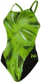 Women's swimwear Michael Phelps Mesa Mid Back Green Women's swimwear Michael Phelps Mesa Mid Back Green