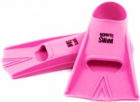BornToSwim Pink silicone swimming fins 