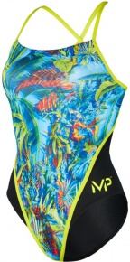 Women's swimwear Michael Phelps Oasis Racing Back Multicolor/Black Women's swimwear Michael Phelps Oasis Racing Back Multicolor/Black
