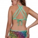 Speedo JungleGlare Placement Freestyler 1 Piece Green Glow/Black/Electric Pink/Mango/Blue