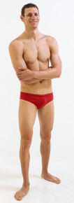 Men's swimsuit Finis Brief Solid Red Men's swimsuit Finis Brief Solid Red