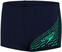 Men's swimsuit Speedo Medley Logo Aquashort Boy Navy/Fake Green Men's swimsuit Speedo Medley Logo Aquashort Boy Navy/Fake Green