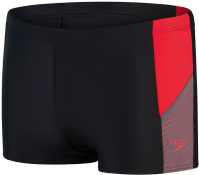 Men's swimsuit Speedo Dive Aquashort Black/Fed Red/Dove Grey Men's swimsuit Speedo Dive Aquashort Black/Fed Red/Dove Grey