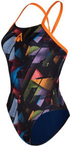 Women's swimwear Aqua Sphere Essential Tie Back Multicolor/Navy Women's swimwear Aqua Sphere Essential Tie Back Multicolor/Navy