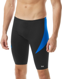 Men's swimsuit Tyr Hexa Splice Jammer Black/Blue Men's swimsuit Tyr Hexa Splice Jammer Black/Blue