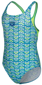Arena Friends Swimsuit Swim Pro Girls Soft Green/Multi Arena Friends Swimsuit Swim Pro Girls Soft Green/Multi