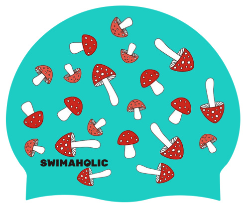 Dječja kapa za plivanje Swimaholic Mushrooms Classic Cap Junior