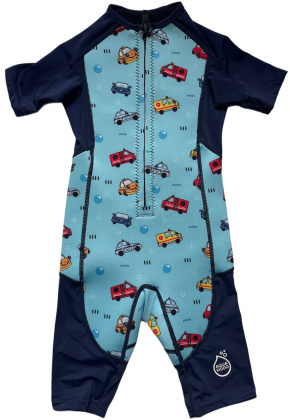 Dječje ronilačko odijelo Aquakiddo Neoprene Wetsuit Cars