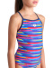 Arena Performance Racing Stripe Light Drop Back Girls Multi