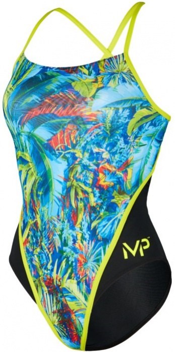 Women's swimwear Michael Phelps Oasis Racing Back Multicolor/Black