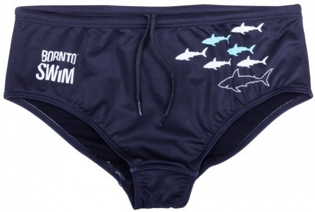 Men's swimsuit BornToSwim Sharks Brief Black