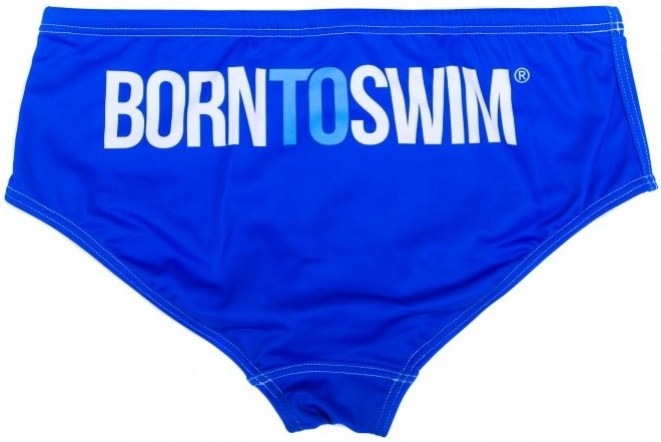 Men's swimsuit BornToSwim Sharks Brief Blue