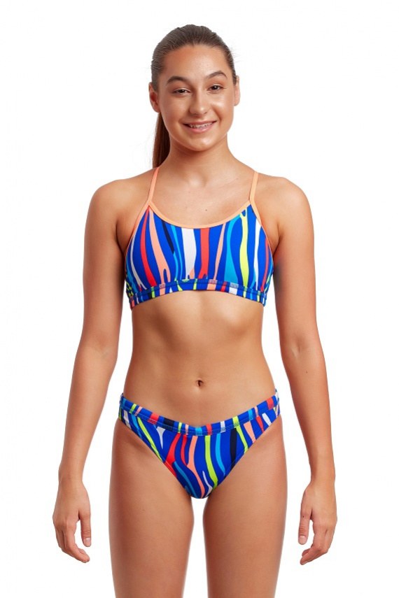 Girl's swimsuit Funkita Raw Hide Racerback Two Piece Girls