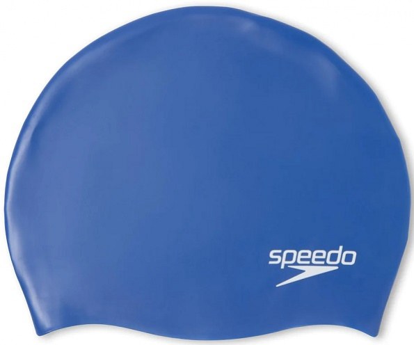 Speedo Plain Moulded Silicone Junior Cap