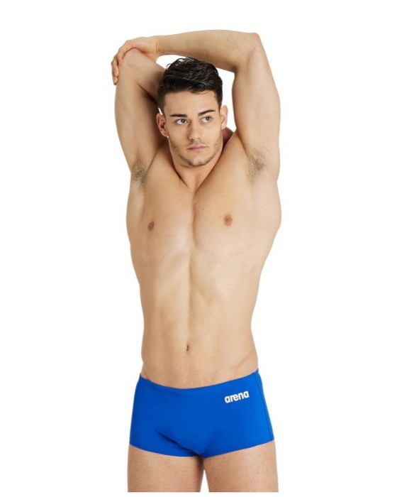 Men's swimsuit Arena Team Swim Low Waist Short Solid Royal/White