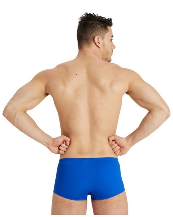 Men's swimsuit Arena Team Swim Low Waist Short Solid Royal/White