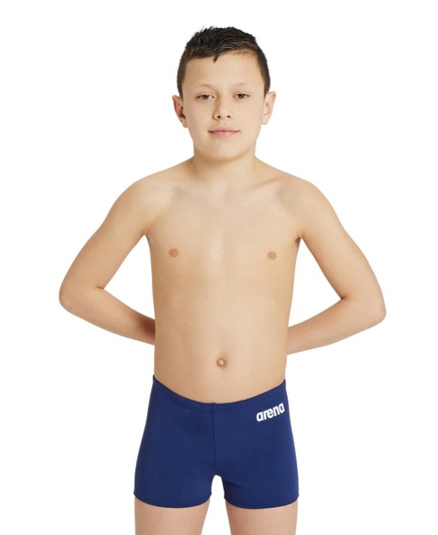 Boy's swimsuit Arena Solid Short Junior Navy/White