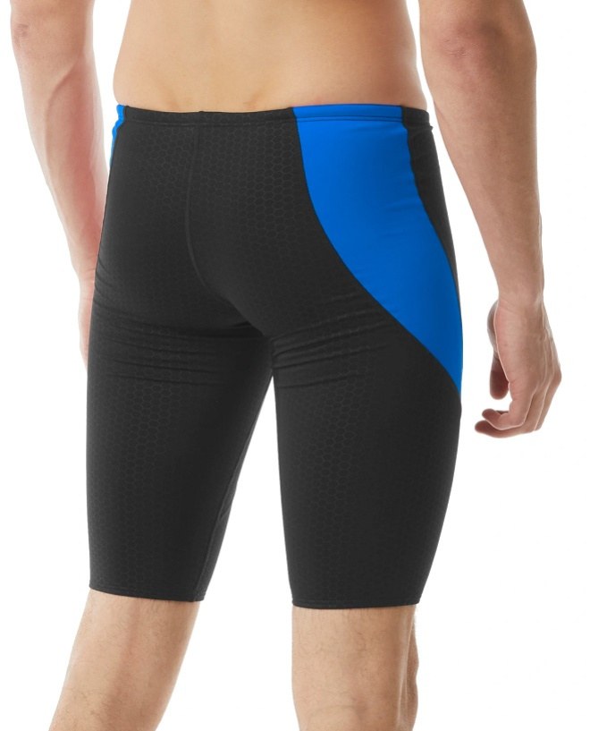 Men's swimsuit Tyr Hexa Splice Jammer Black/Blue