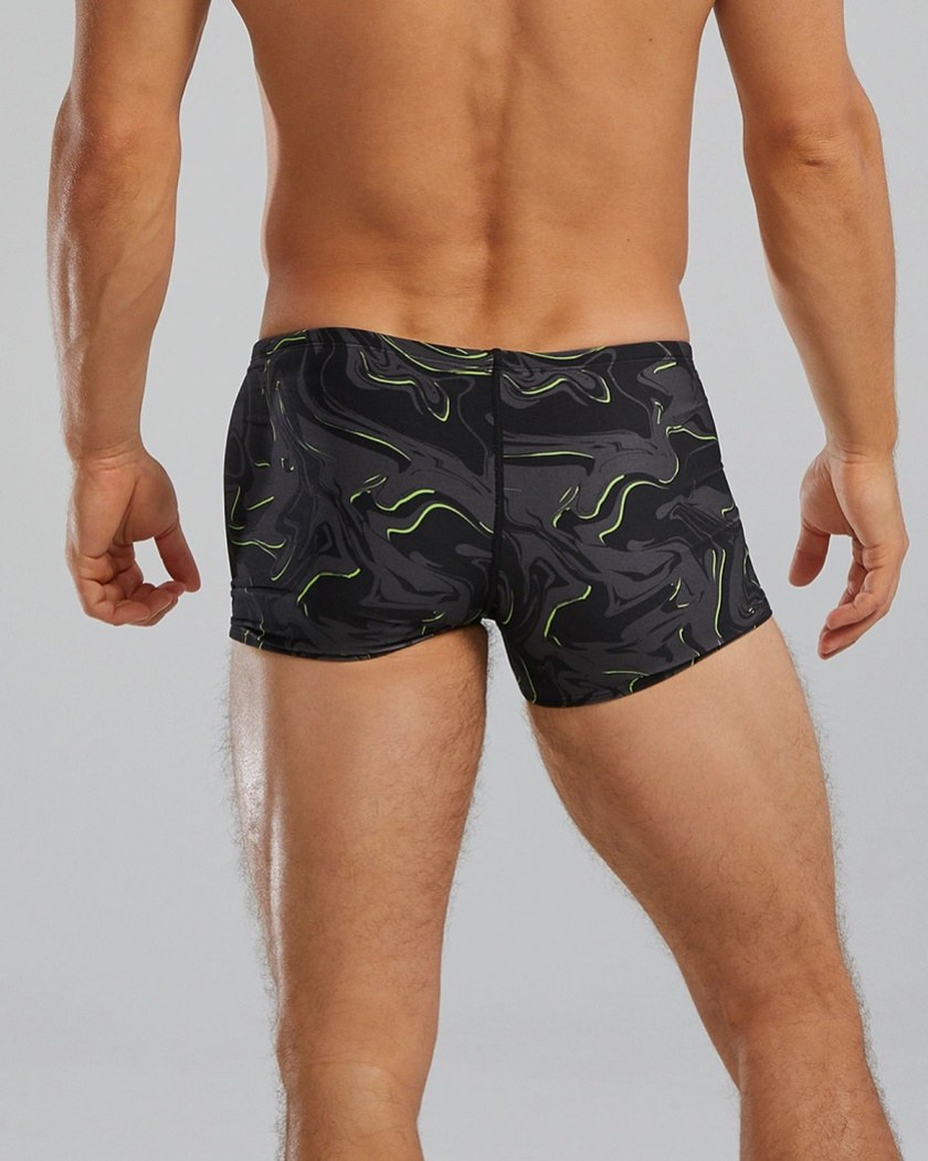 Tyr Galaxy Square Leg Boxer Black/Lime