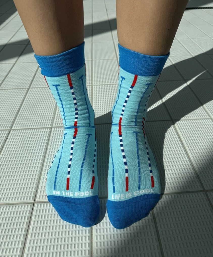 Čarape Swimaholic Socks Swimming Lane