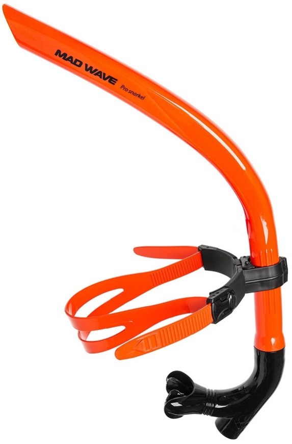 Mad Wave Pro Snorkel Orange
