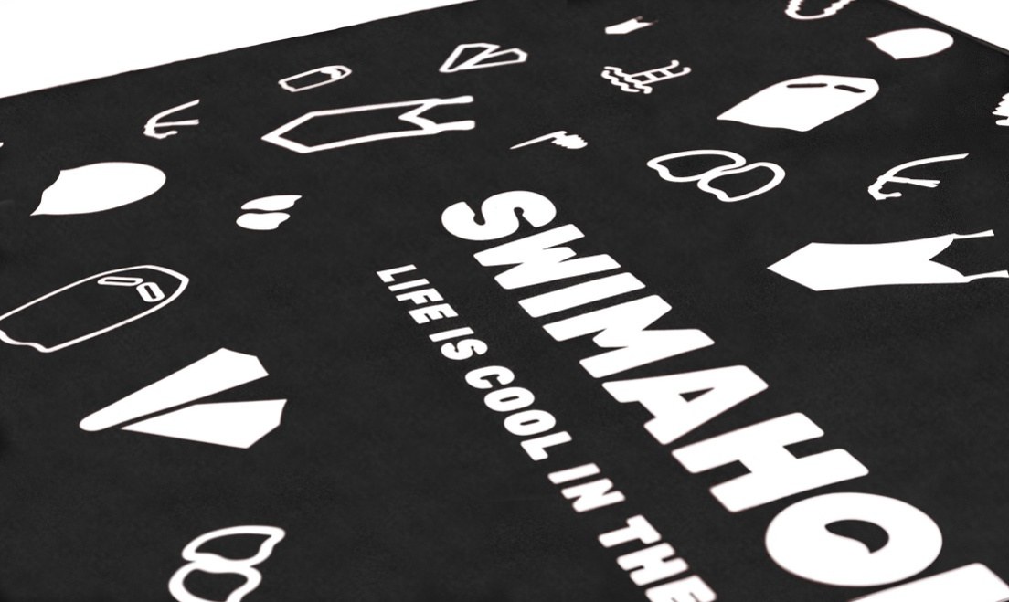 Swimaholic Swimming World Microfibre Towel