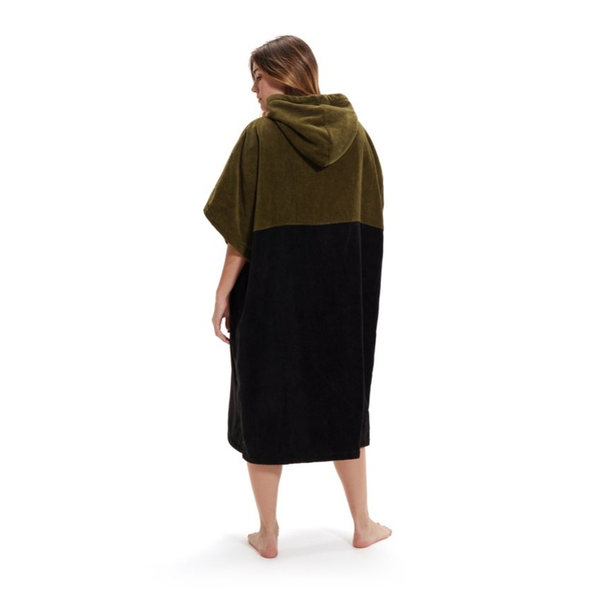 Speedo Swim Poncho Unisex Black/Yellow