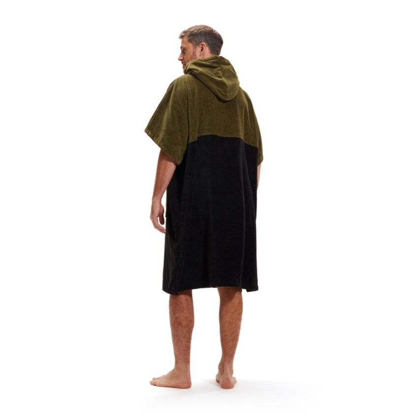 Speedo Swim Poncho Unisex Black/Yellow