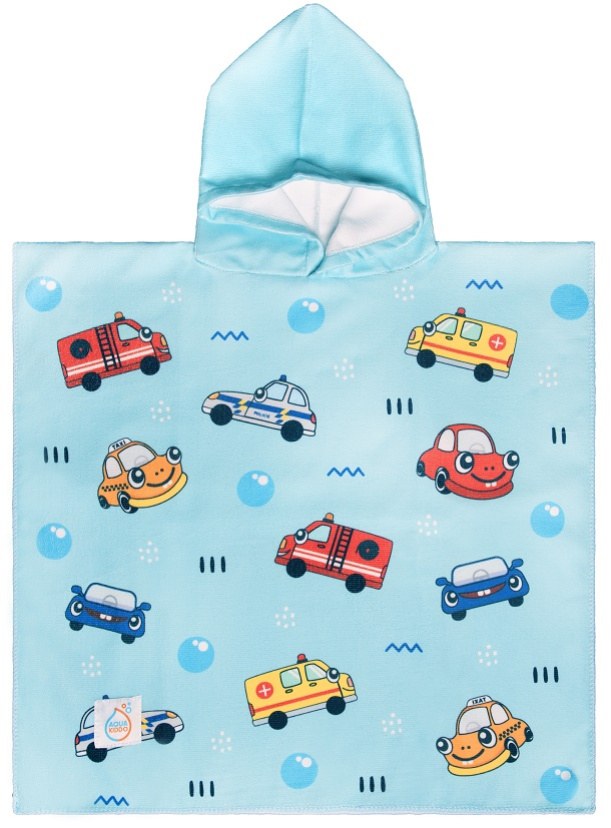 Dječji pončo Aquakiddo Poncho Cars