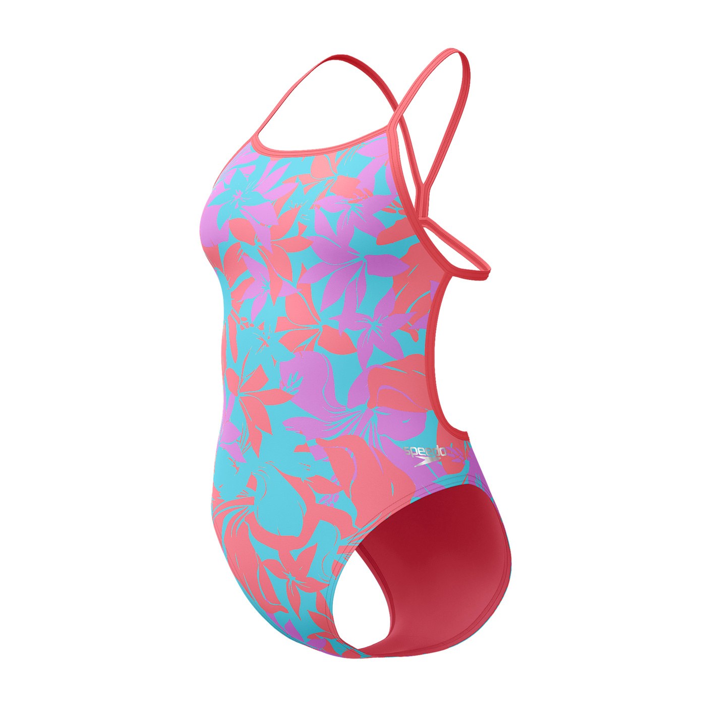 Speedo Allover Kaluna Flora V Back