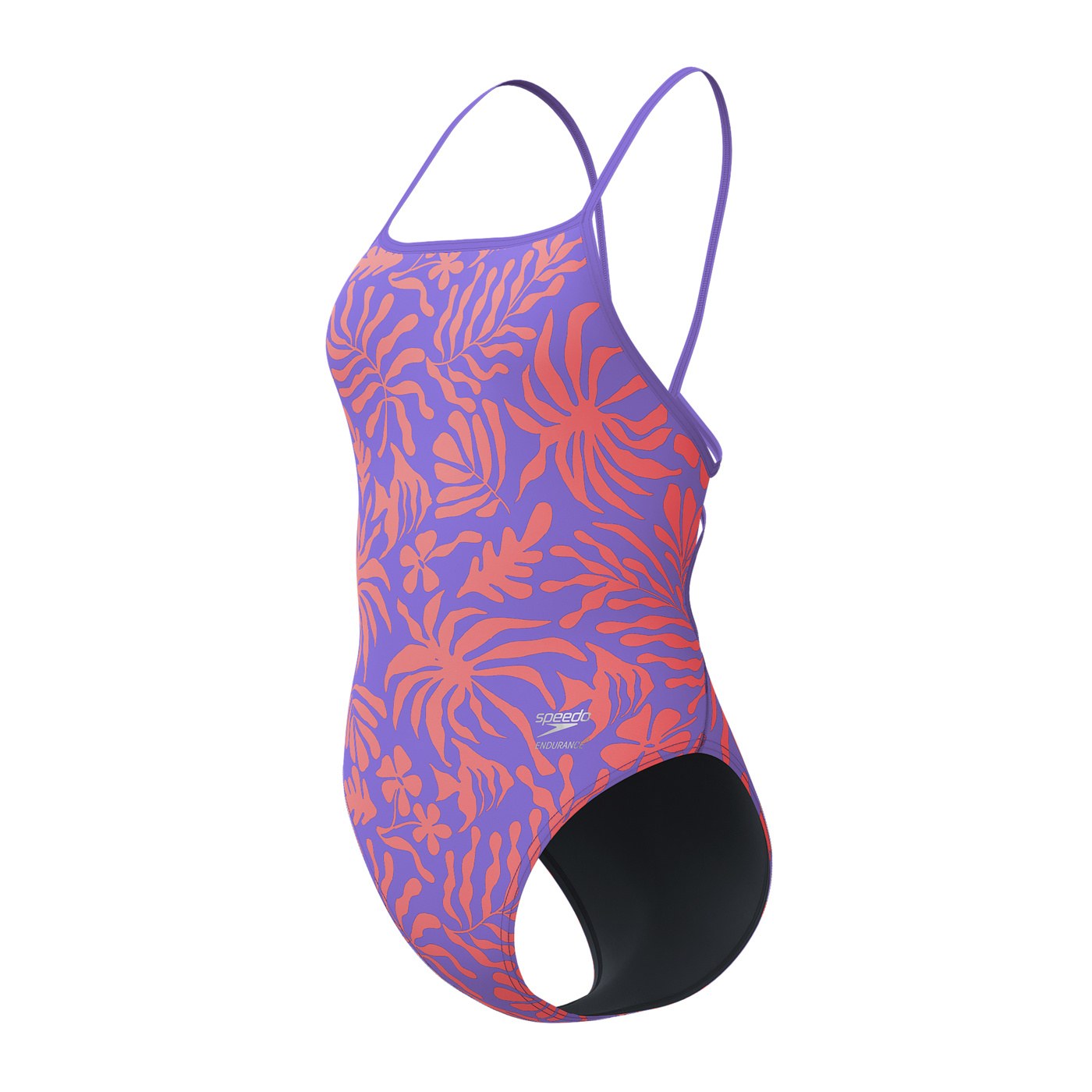 Speedo Printed Web Back Purple / Pink