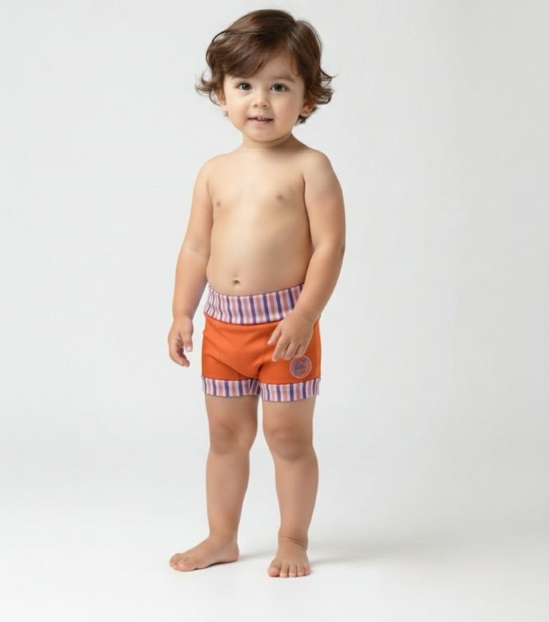 Dječji kupaći kostimi za dojenčad AquaKiddo Swim Nappy Neon Orange 