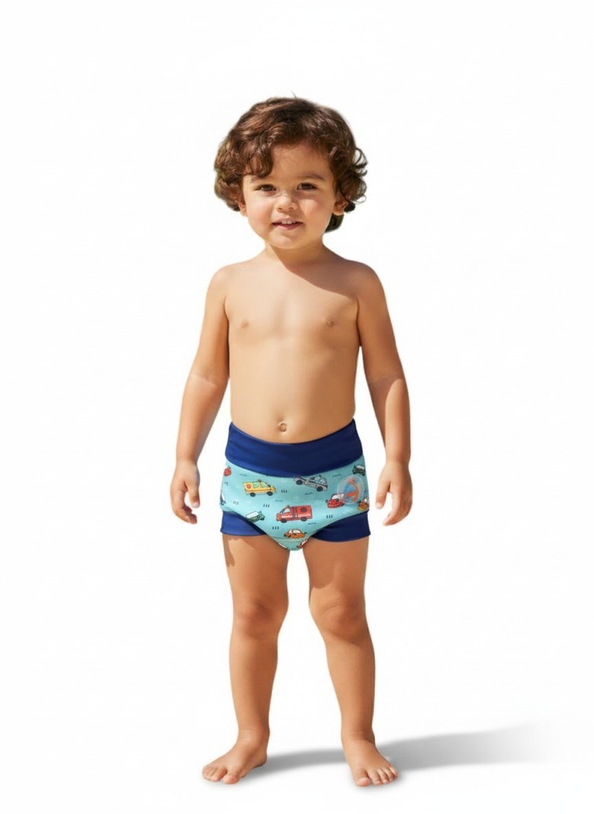 Dječji kupaći kostimi za dojenčad AquaKiddo Swim Nappy Cars