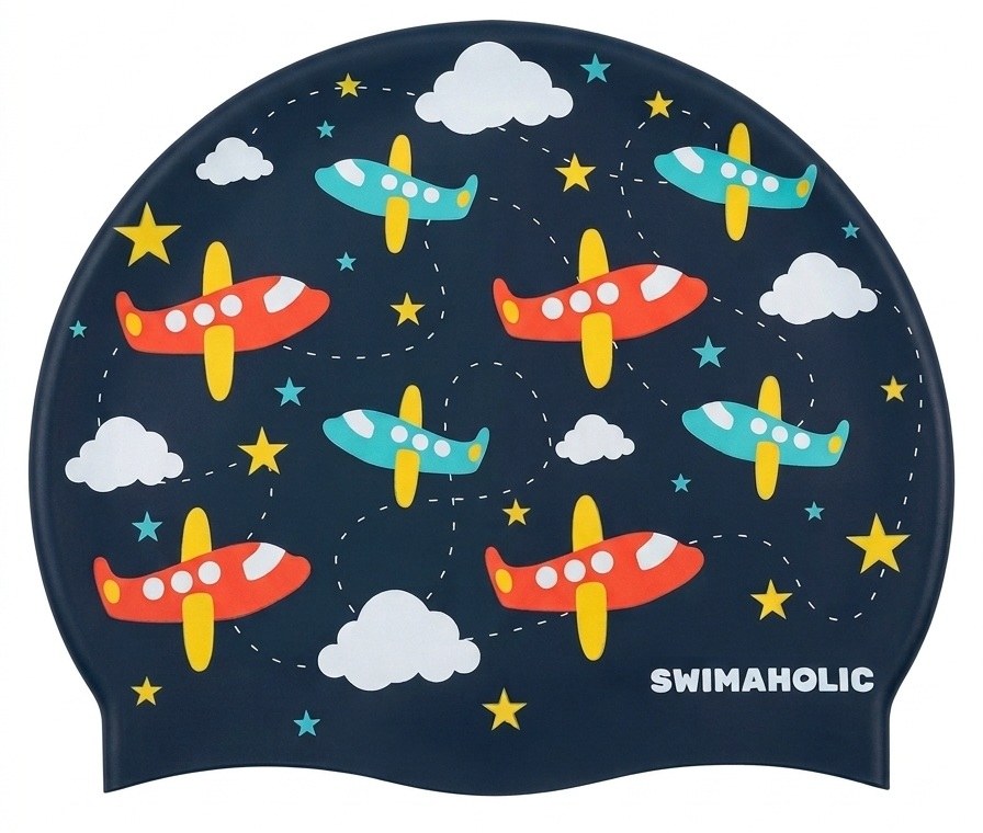 Dječja plivačka kapa Swimaholic Planes Clasic Cap Junior