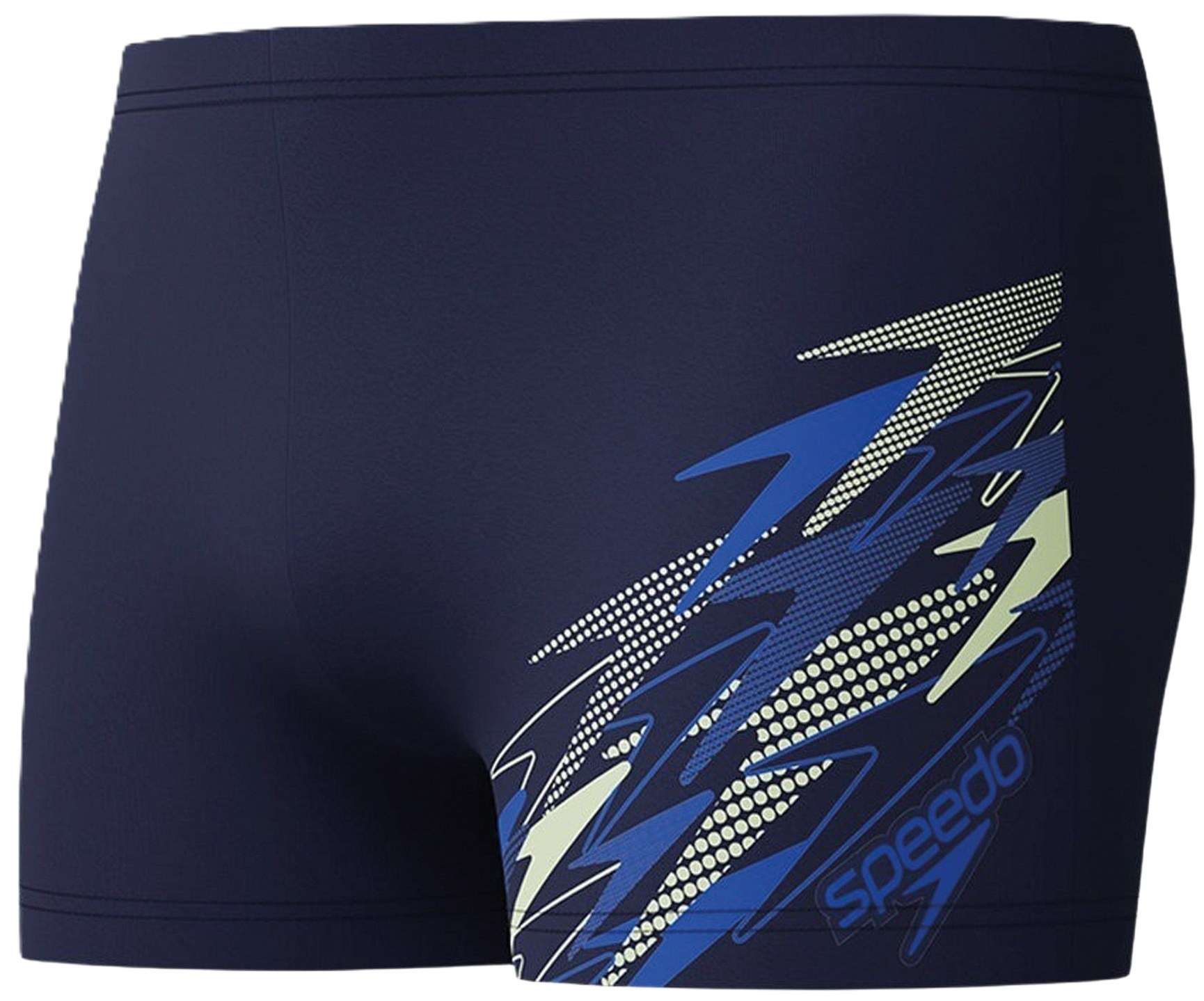 Speedo Medley Logo Aquashort Navy/Yellow