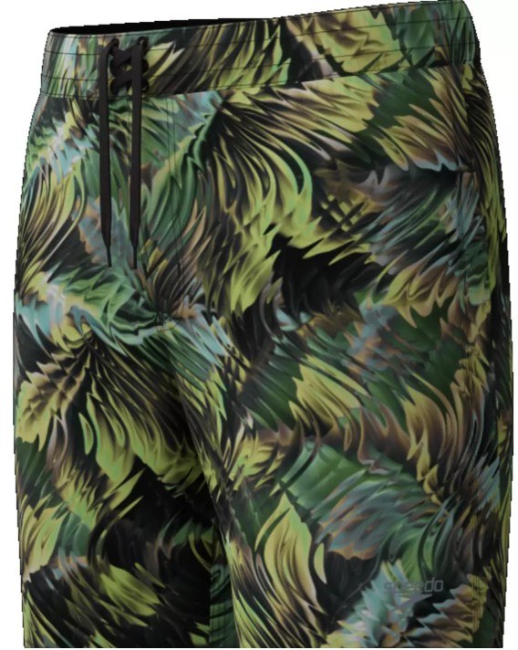Speedo Print Lookout Short 18" Dark Green