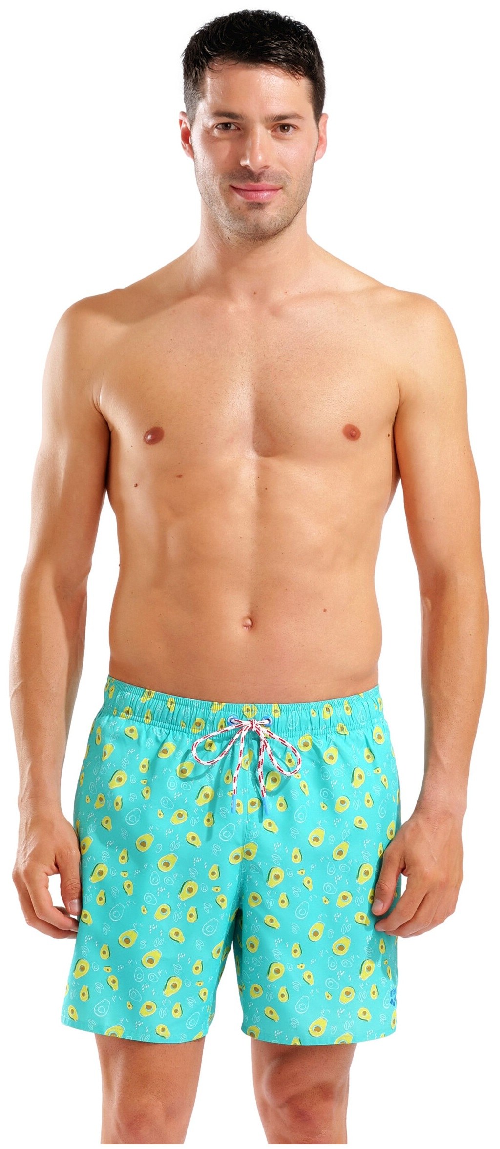 Arena Water Prints Beach Boxer Avocado